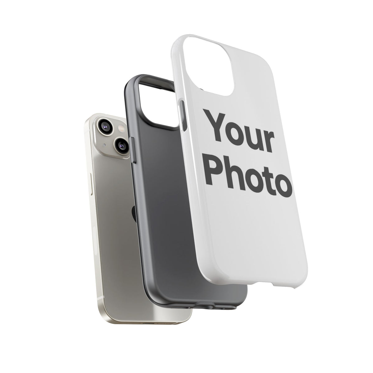 Husă de telefon rezistentă, cu fotografie personalizată — iPhone protector personalizat