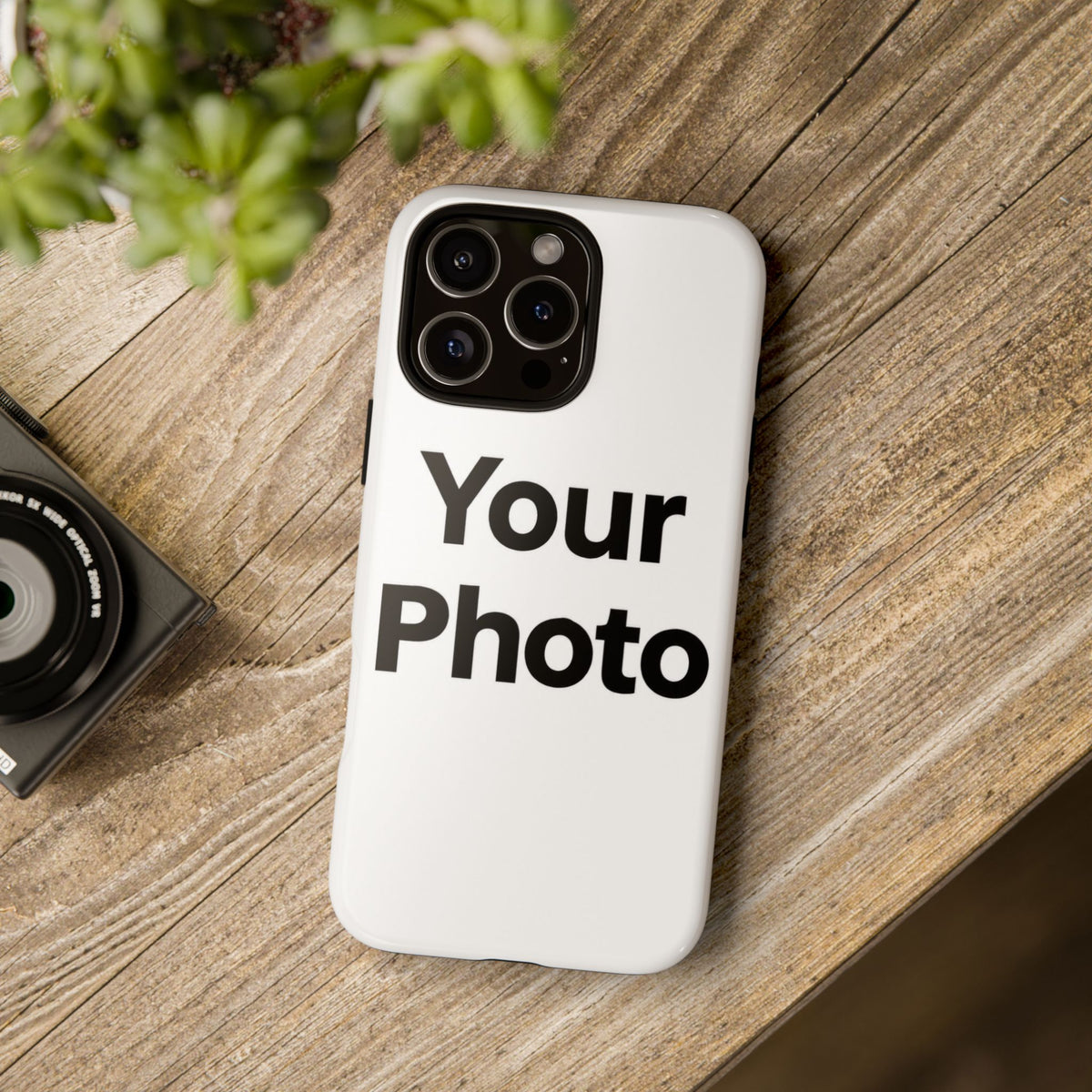 Husă de telefon rezistentă, cu fotografie personalizată — iPhone protector personalizat