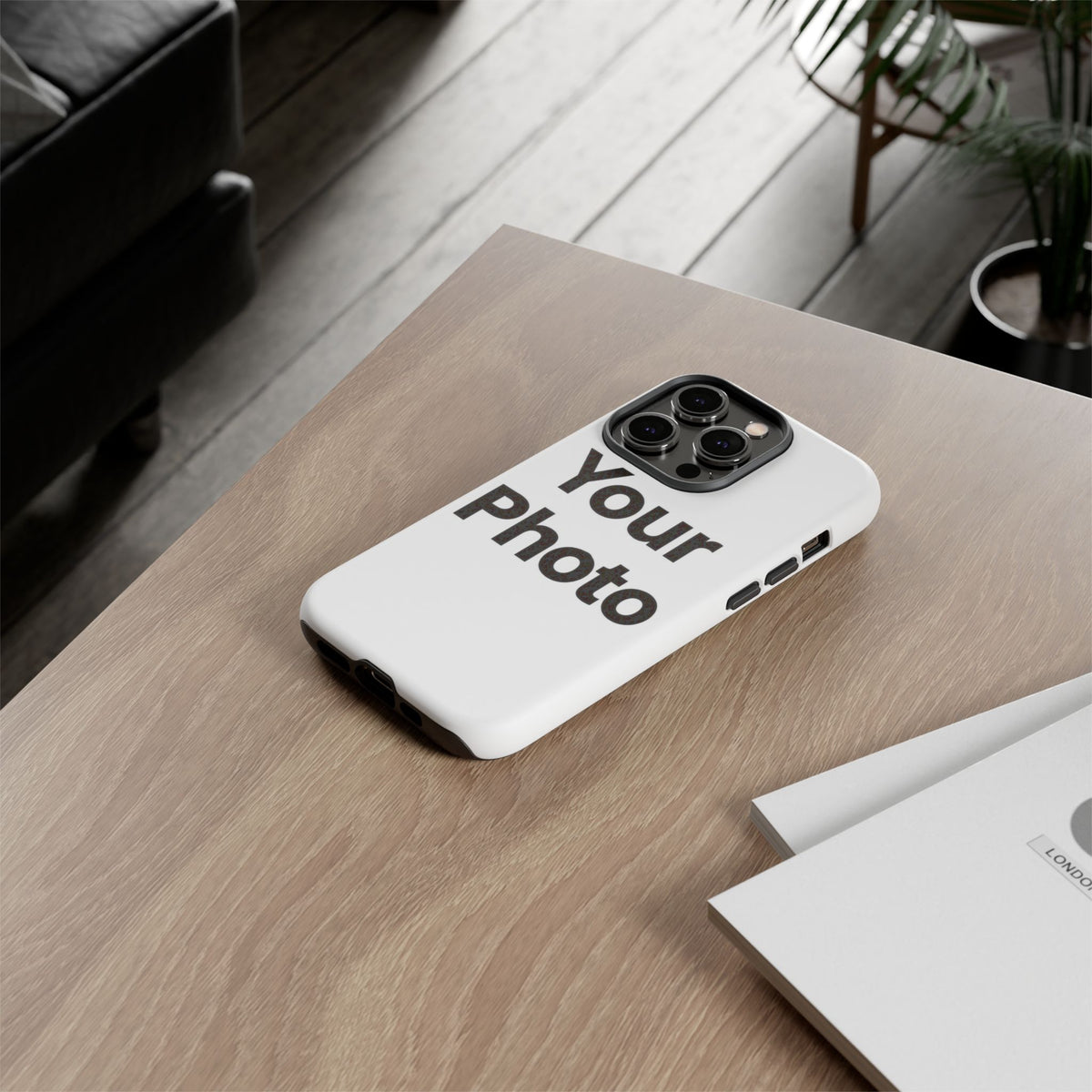 Husă de telefon rezistentă, cu fotografie personalizată — iPhone protector personalizat