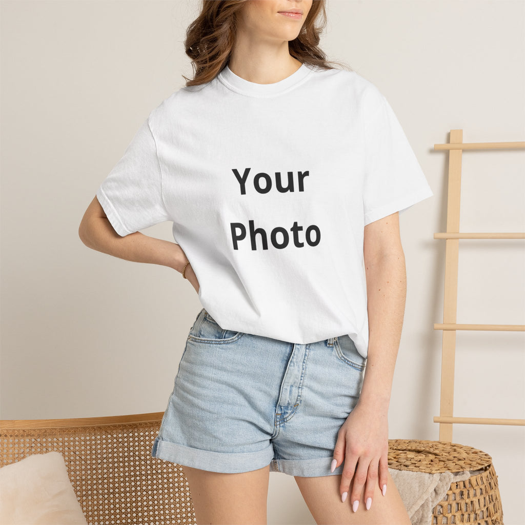 Logo Personalized T-Shirt — Custom Photo Enthusiast Tee