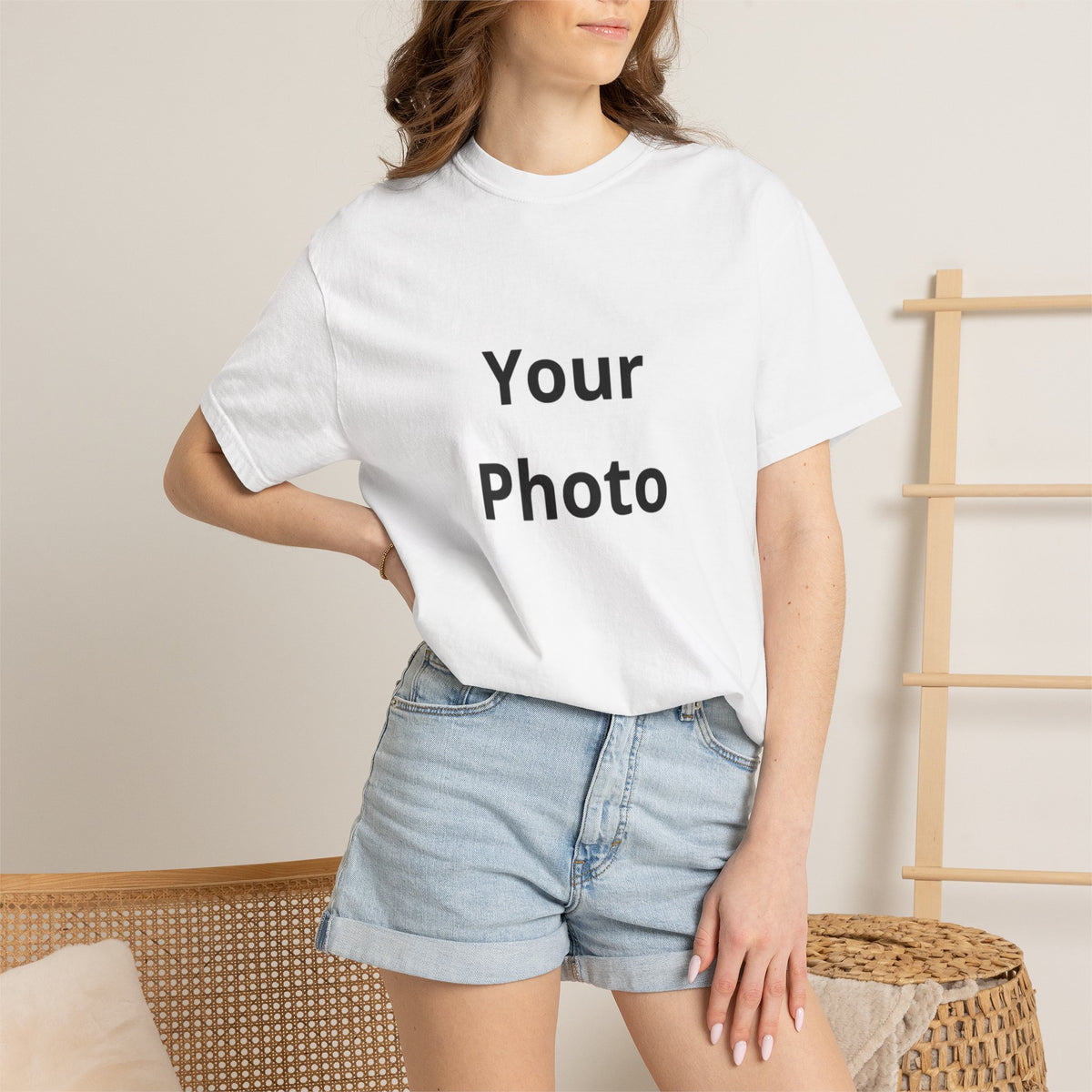 Logo Personalized T-Shirt — Custom Photo Enthusiast Tee