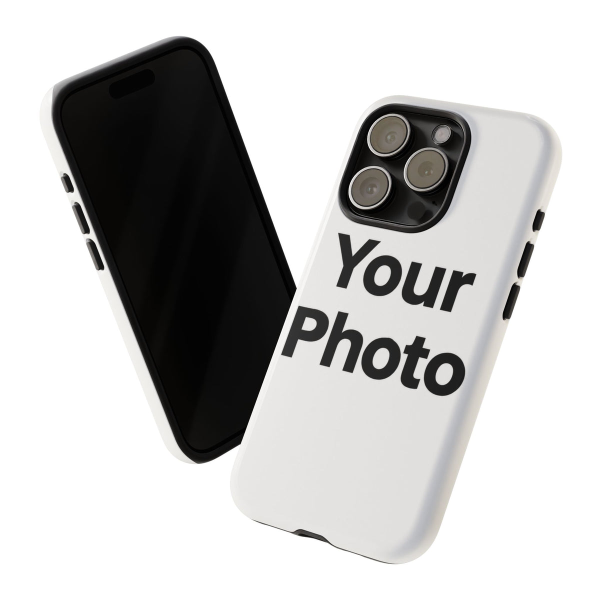 Husă de telefon rezistentă, cu fotografie personalizată — iPhone protector personalizat