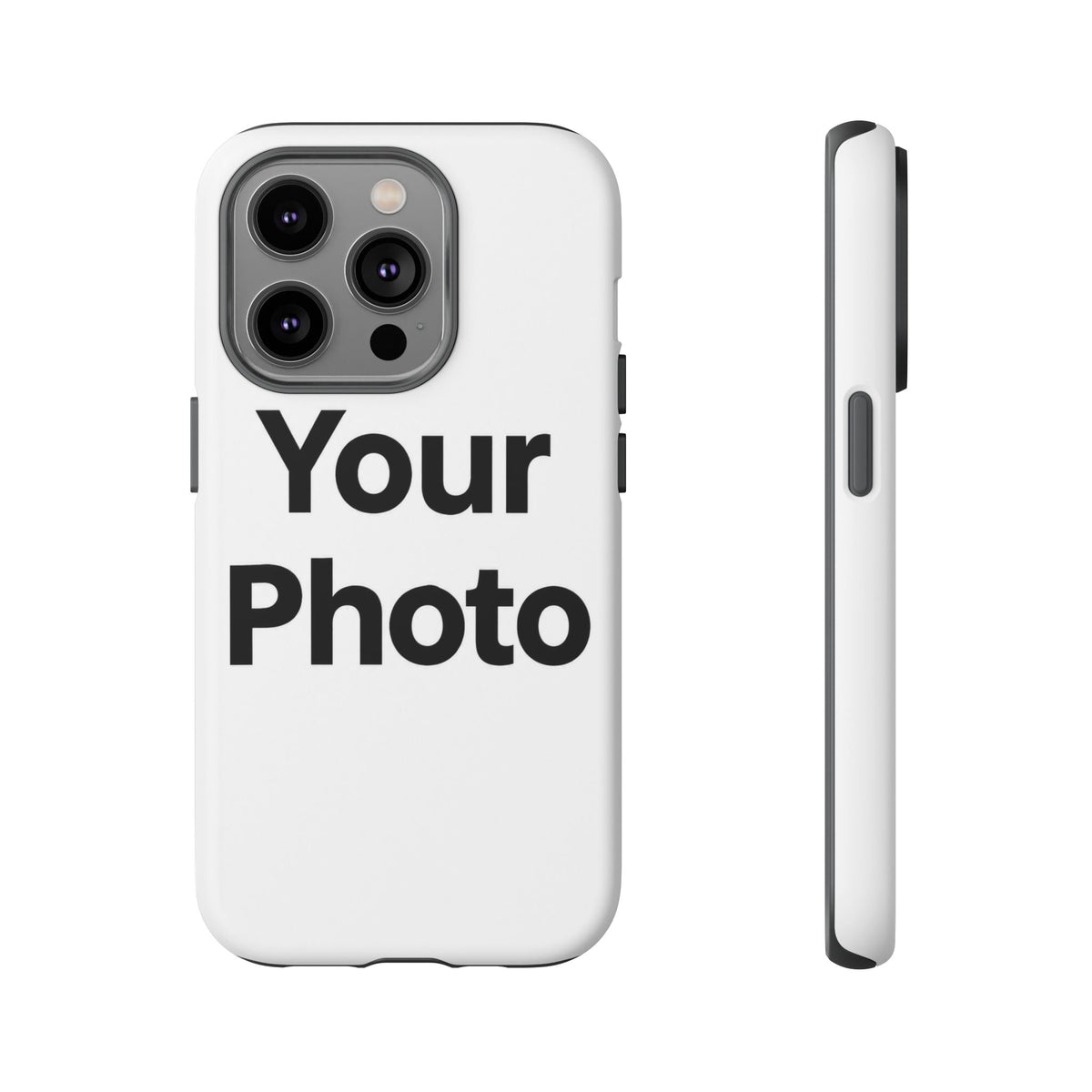 Custom Photo Tough Phone Case — Personalized Protective iPhone