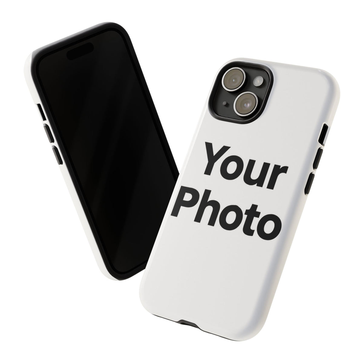 Husă de telefon rezistentă, cu fotografie personalizată — iPhone protector personalizat