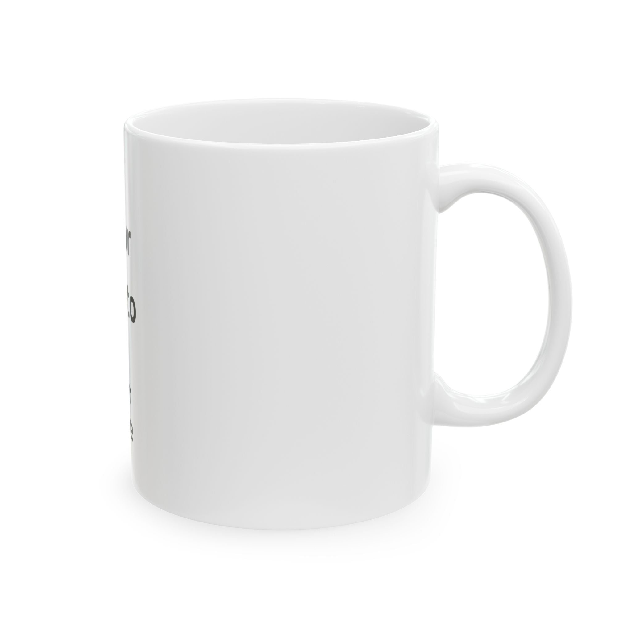 Logo Personalized Ceramic Mug — Custom Name And Photo Lover Coffee Cup (325,31 ml/443,6 ml)