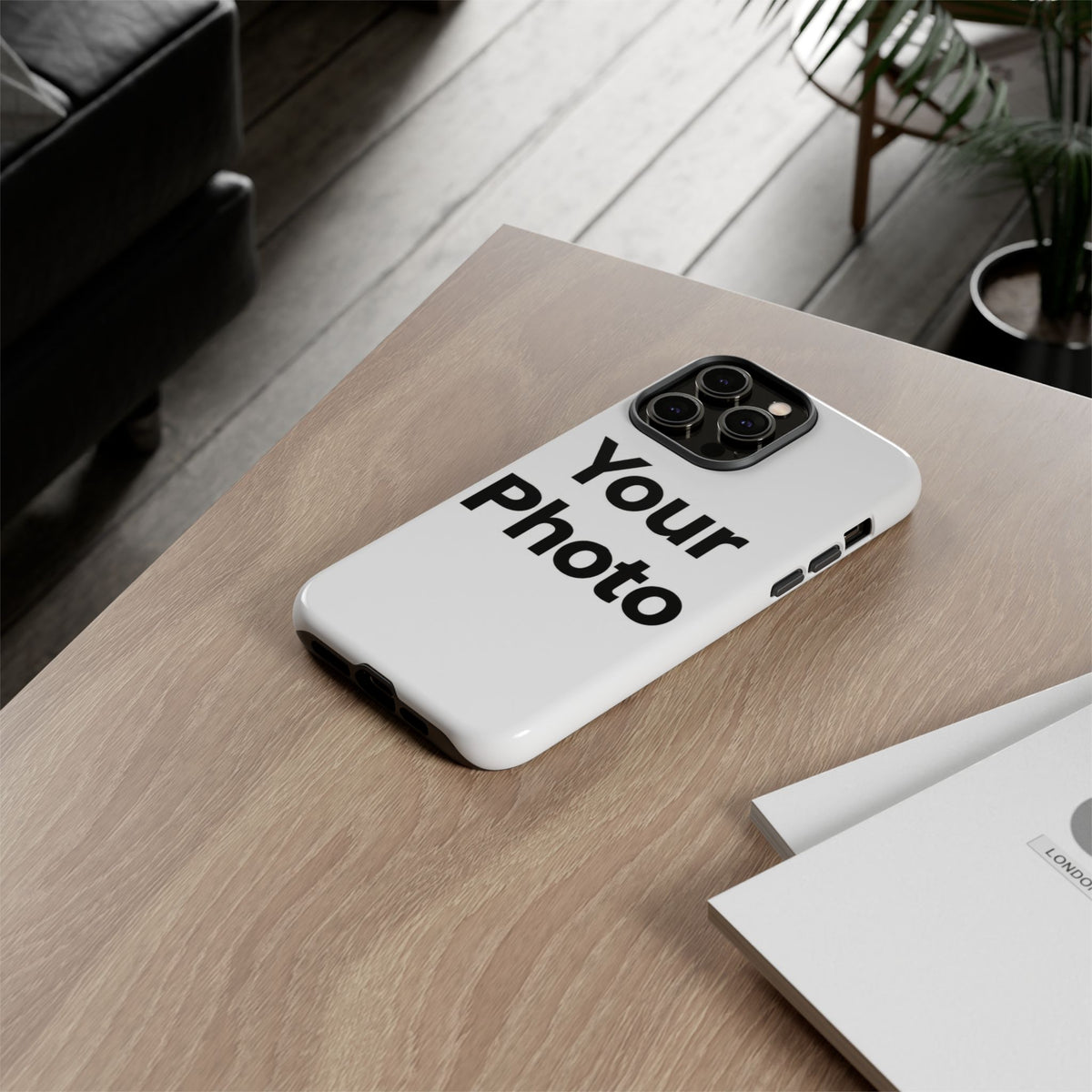 Husă de telefon rezistentă, cu fotografie personalizată — iPhone protector personalizat