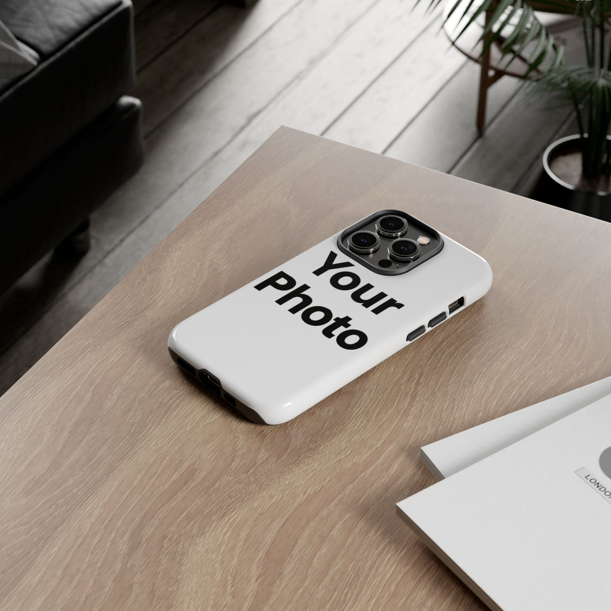 Husă de telefon rezistentă, cu fotografie personalizată — iPhone protector personalizat