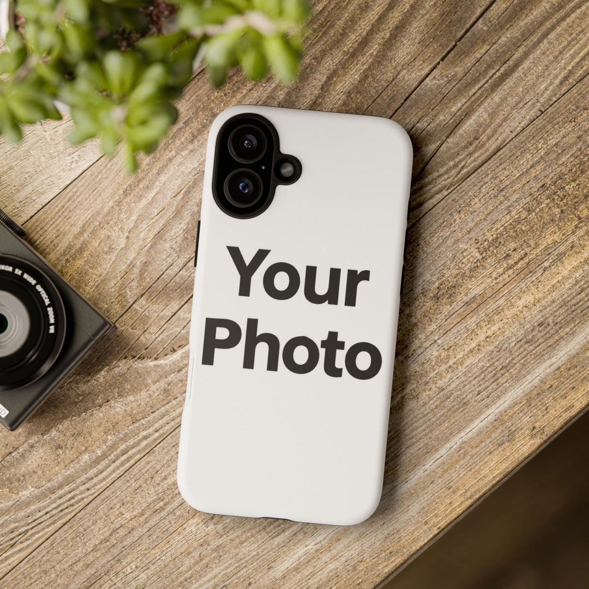 Husă de telefon rezistentă, cu fotografie personalizată — iPhone protector personalizat