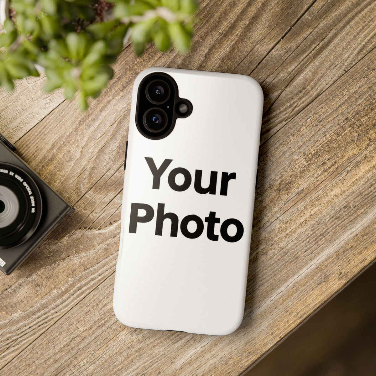 Husă de telefon rezistentă, cu fotografie personalizată — iPhone protector personalizat