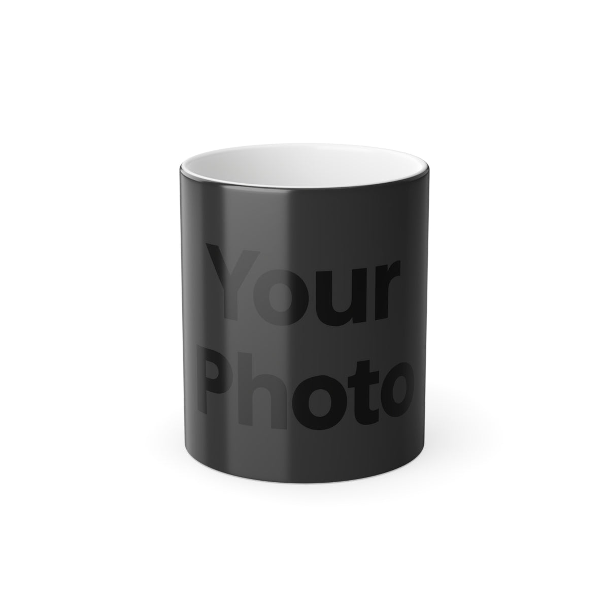 Color-Changing Photo Mug – 11oz Personalized Magic Heat Reveal