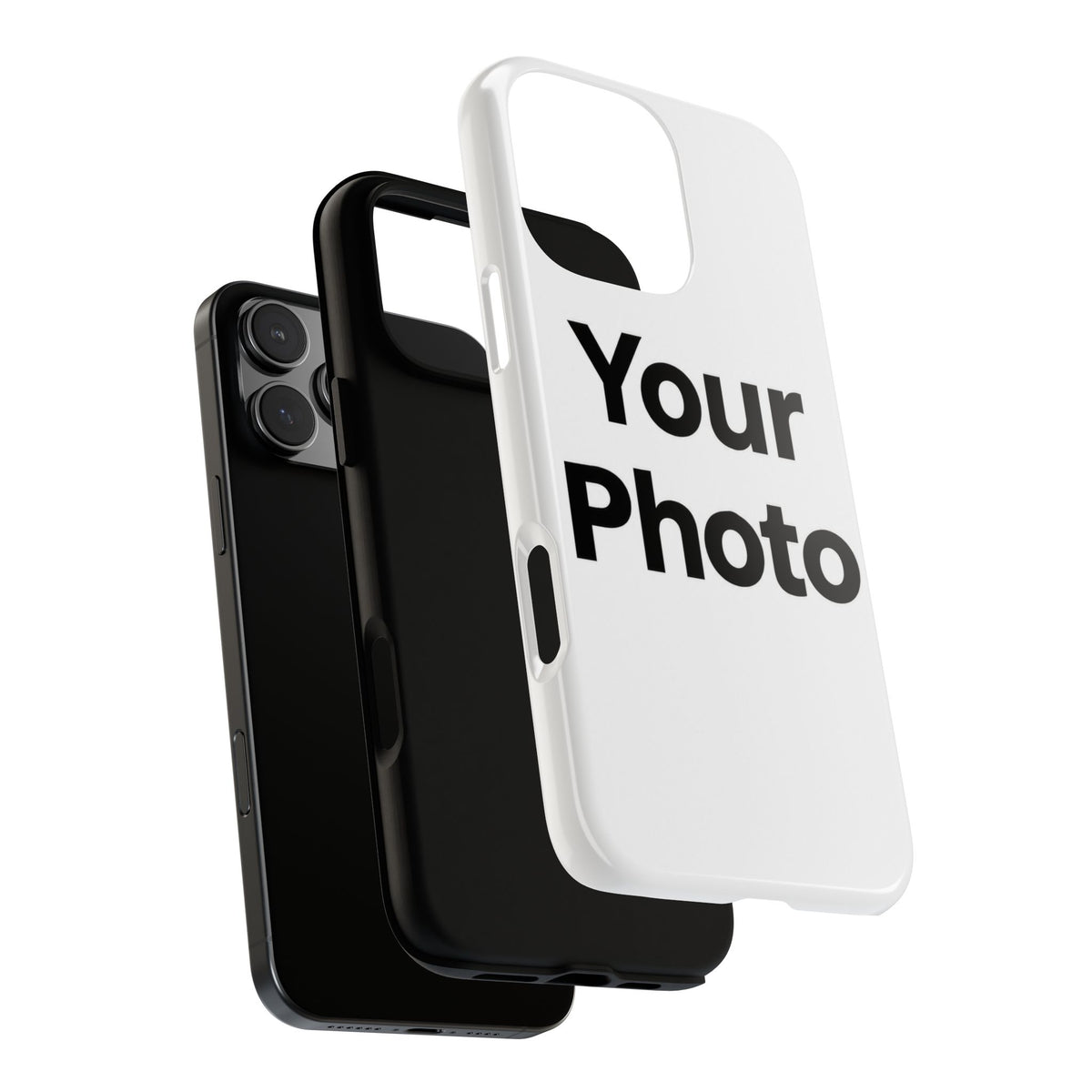 Husă de telefon rezistentă, cu fotografie personalizată — iPhone protector personalizat