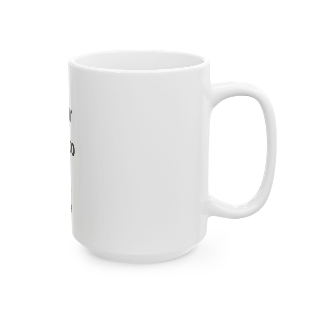 Logo Personalized Ceramic Mug — Custom Name And Photo Lover Coffee Cup (325,31 ml/443,6 ml)
