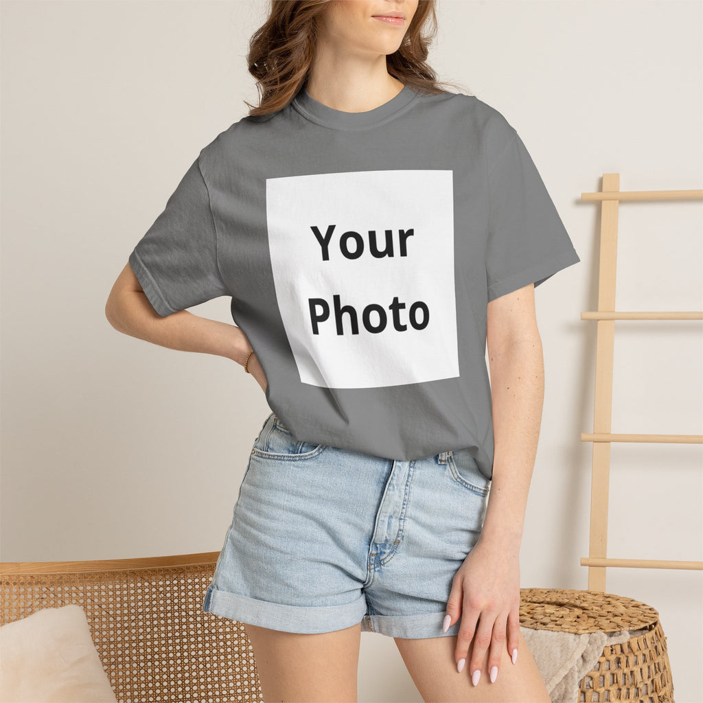 Logo Personalized T-Shirt — Custom Photo Enthusiast Tee