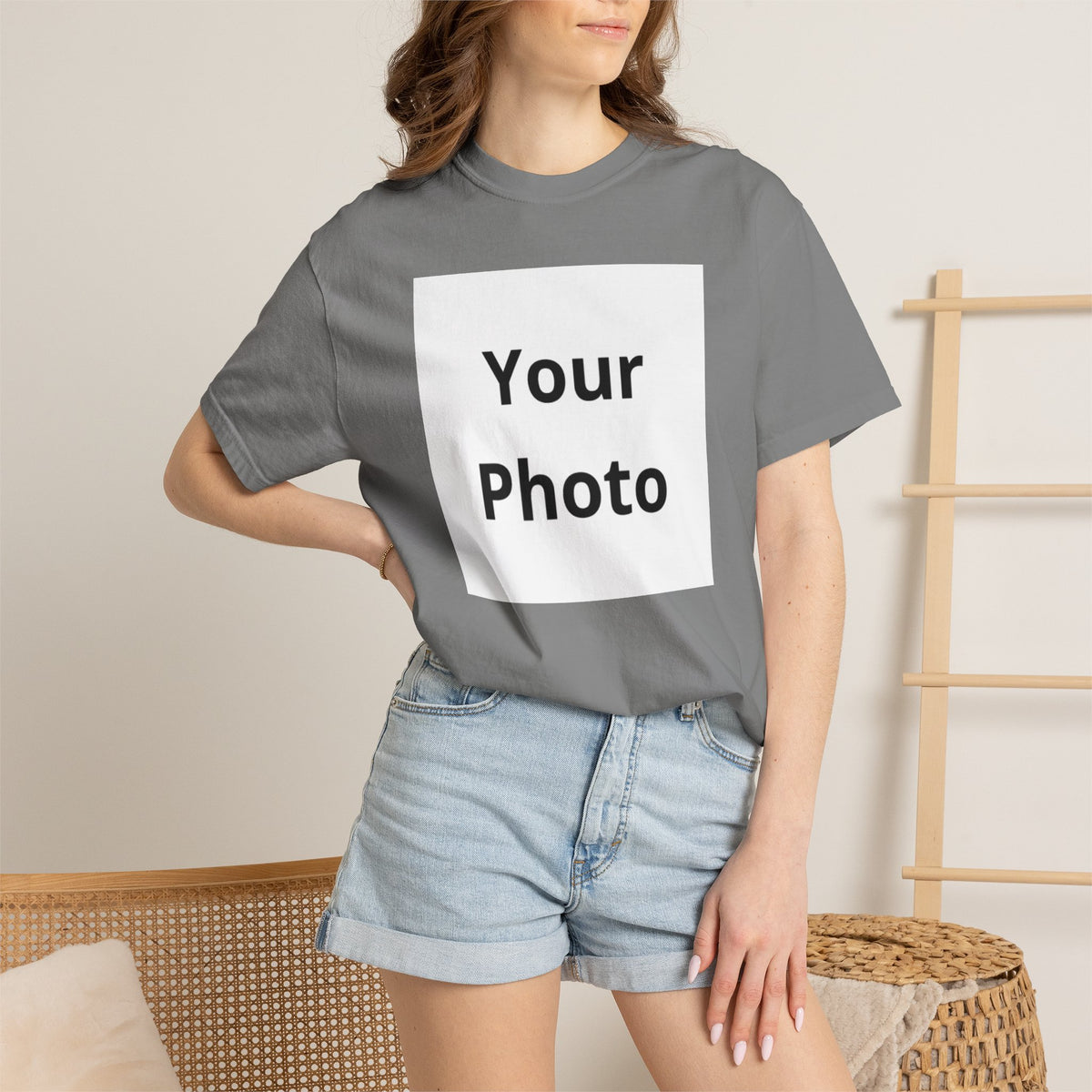 Logo Personalized T-Shirt — Custom Photo Enthusiast Tee