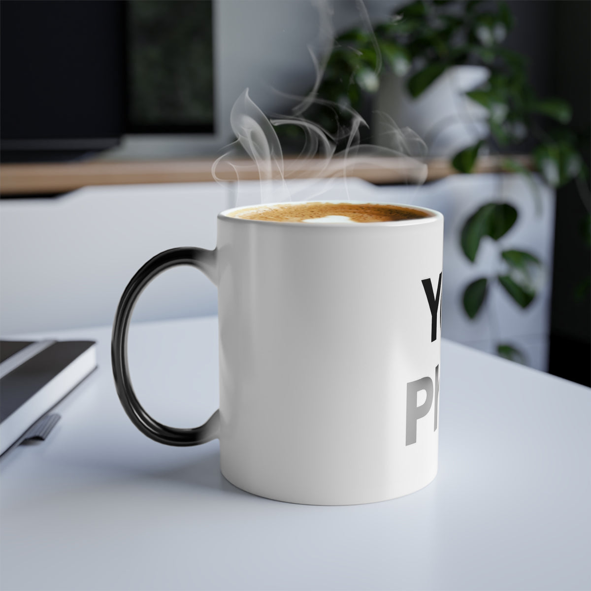 Color-Changing Photo Mug – 11oz Personalized Magic Heat Reveal