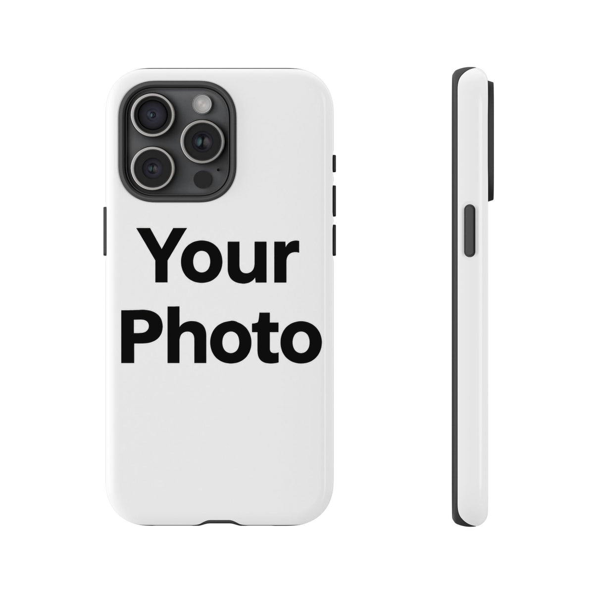 Custom Photo Tough Phone Case — Personalized Protective iPhone