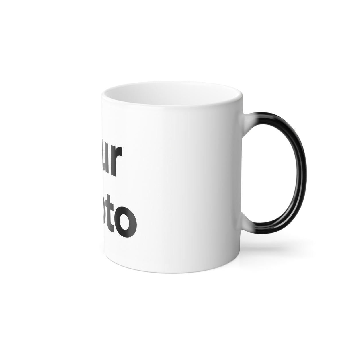 Color-Changing Photo Mug – 11oz Personalized Magic Heat Reveal