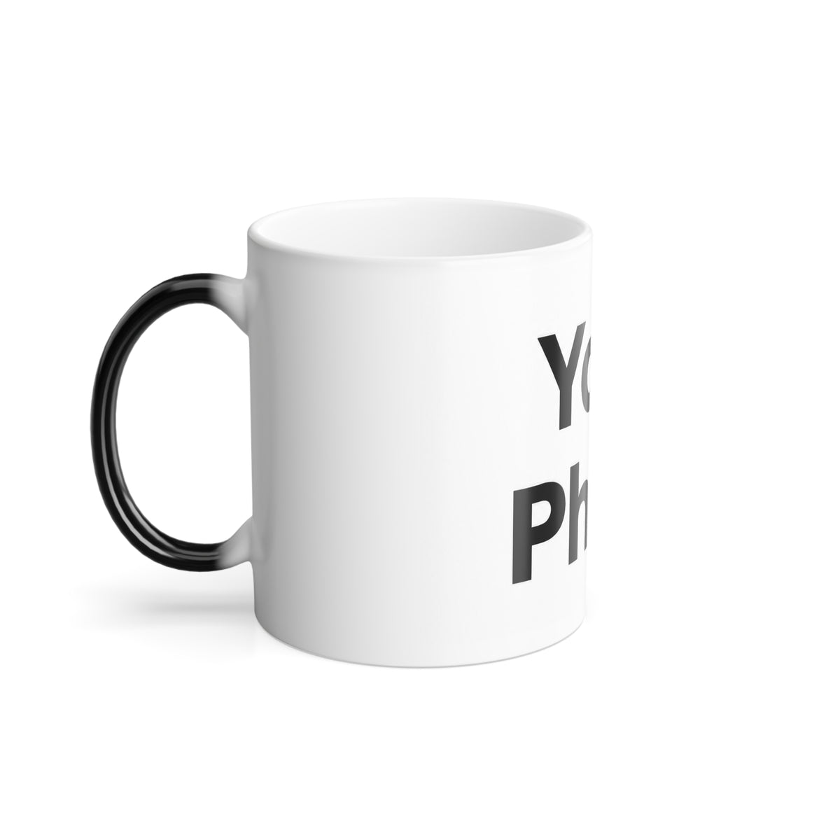 Color-Changing Photo Mug – 11oz Personalized Magic Heat Reveal