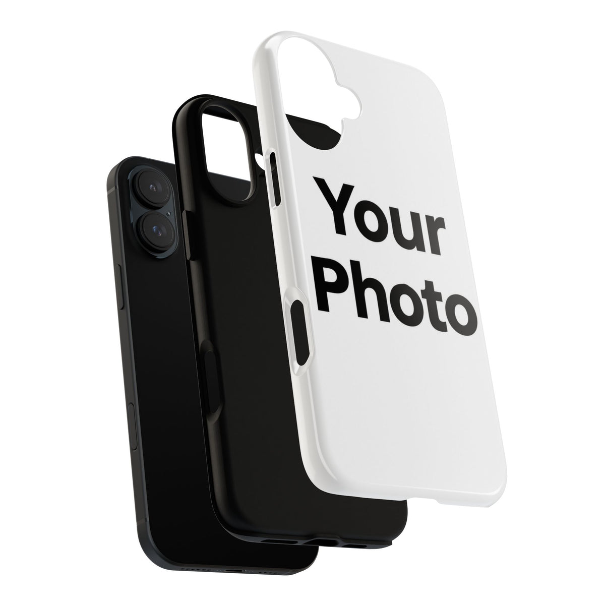 Husă de telefon rezistentă, cu fotografie personalizată — iPhone protector personalizat