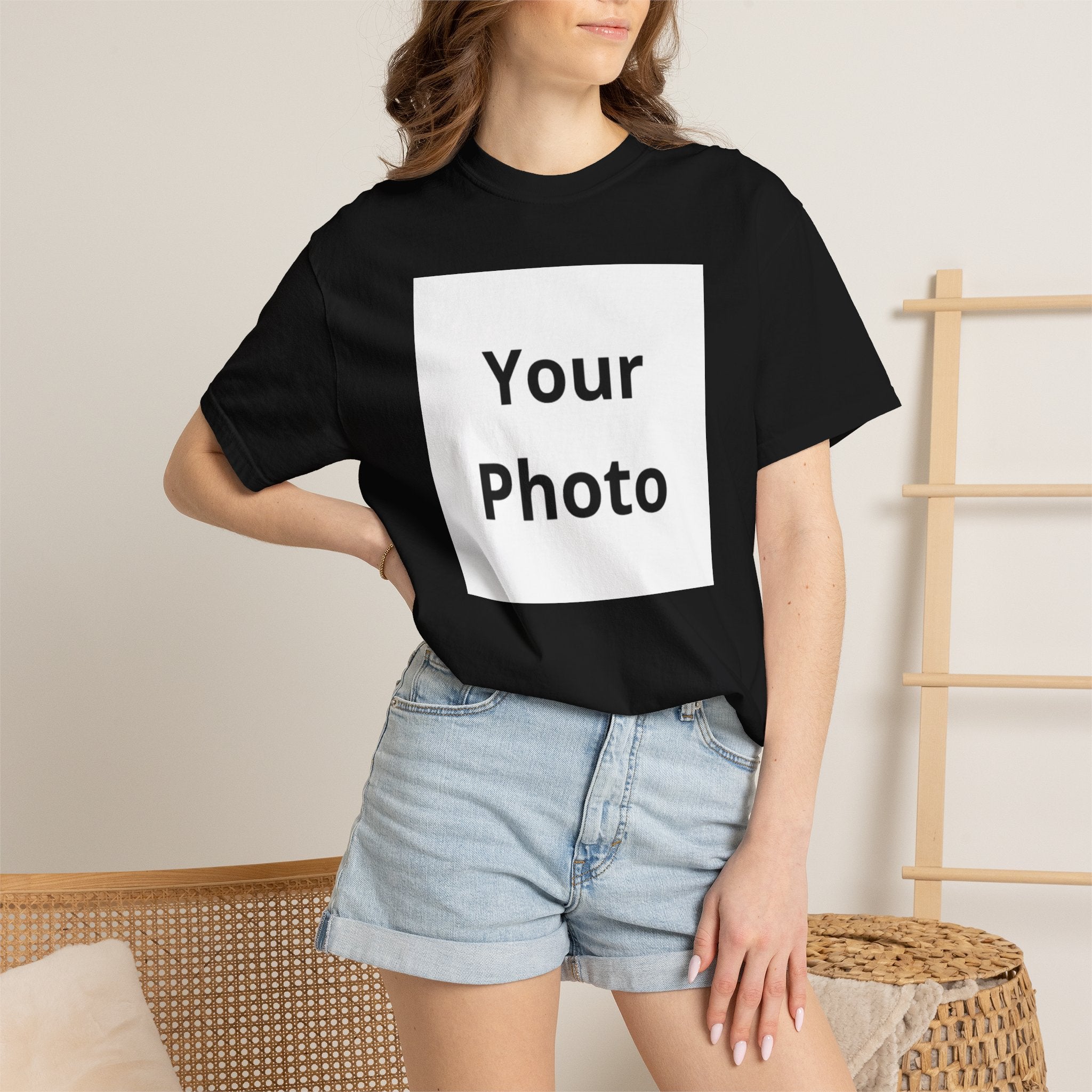 Logo Personalized T-Shirt — Custom Photo Enthusiast Tee