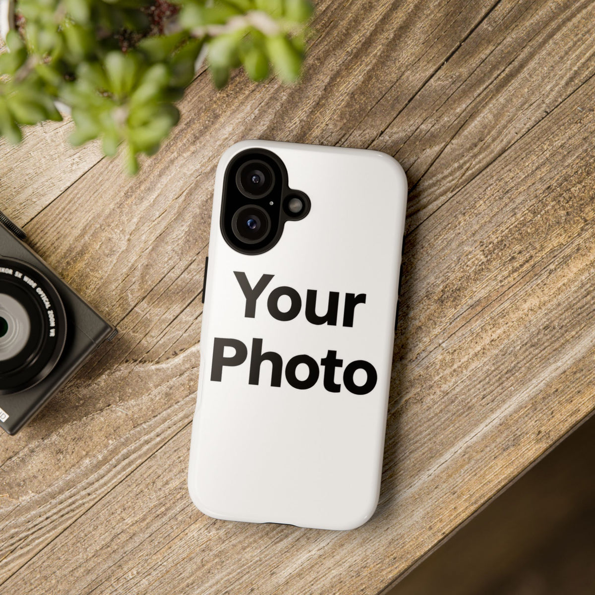 Husă de telefon rezistentă, cu fotografie personalizată — iPhone protector personalizat