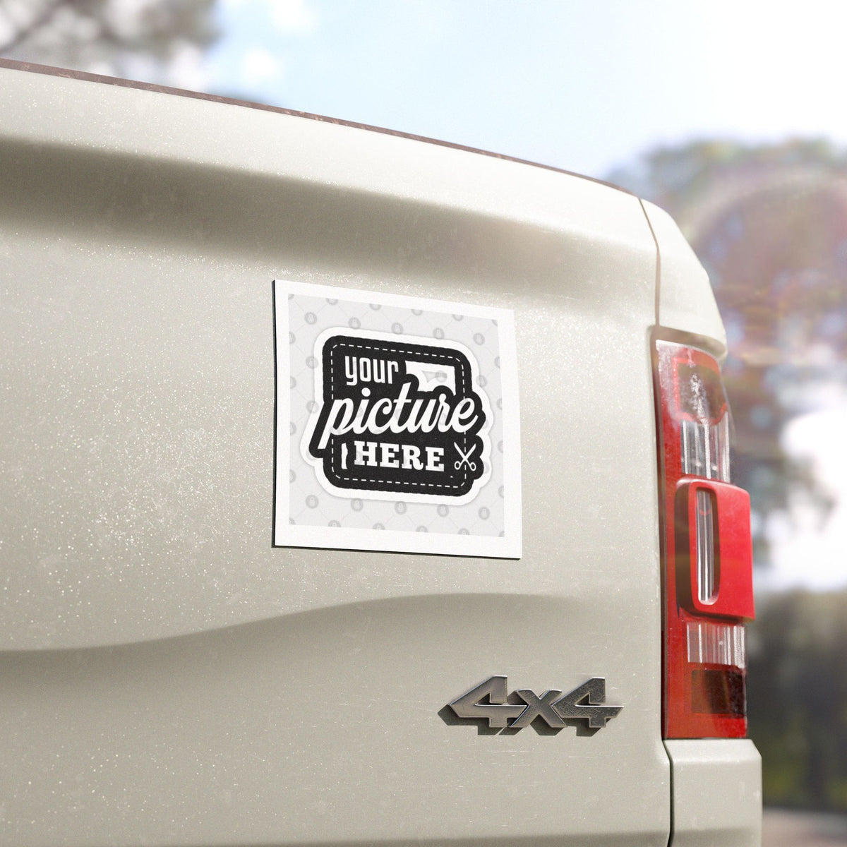 Custom Photo Car Magnet — Personalized Vehicle Magnetic Sign