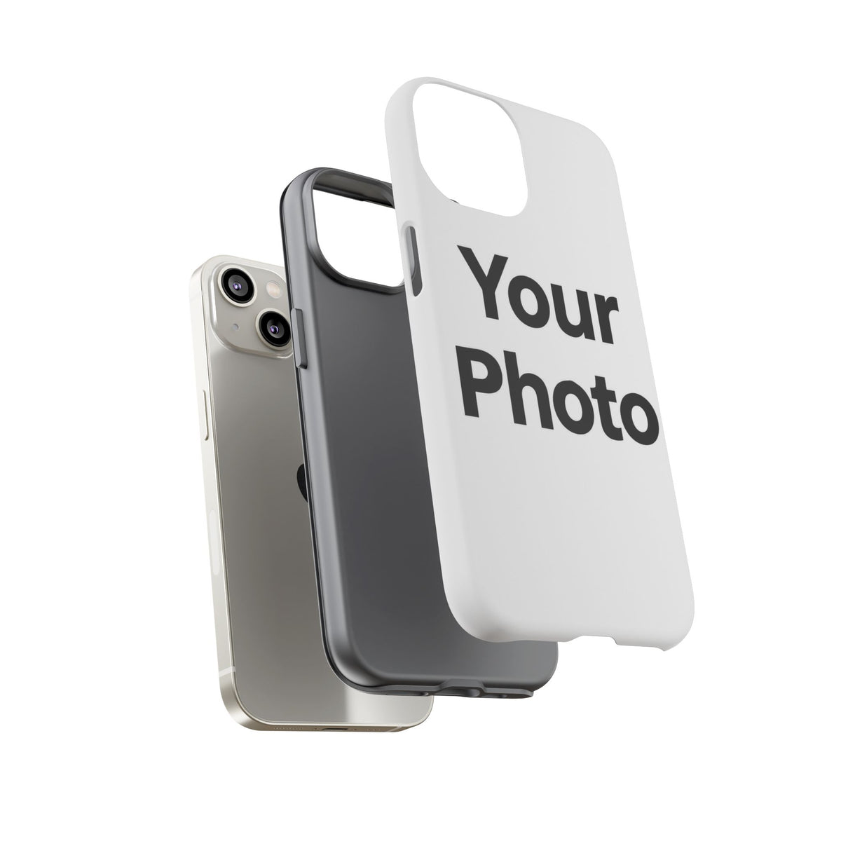 Husă de telefon rezistentă, cu fotografie personalizată — iPhone protector personalizat