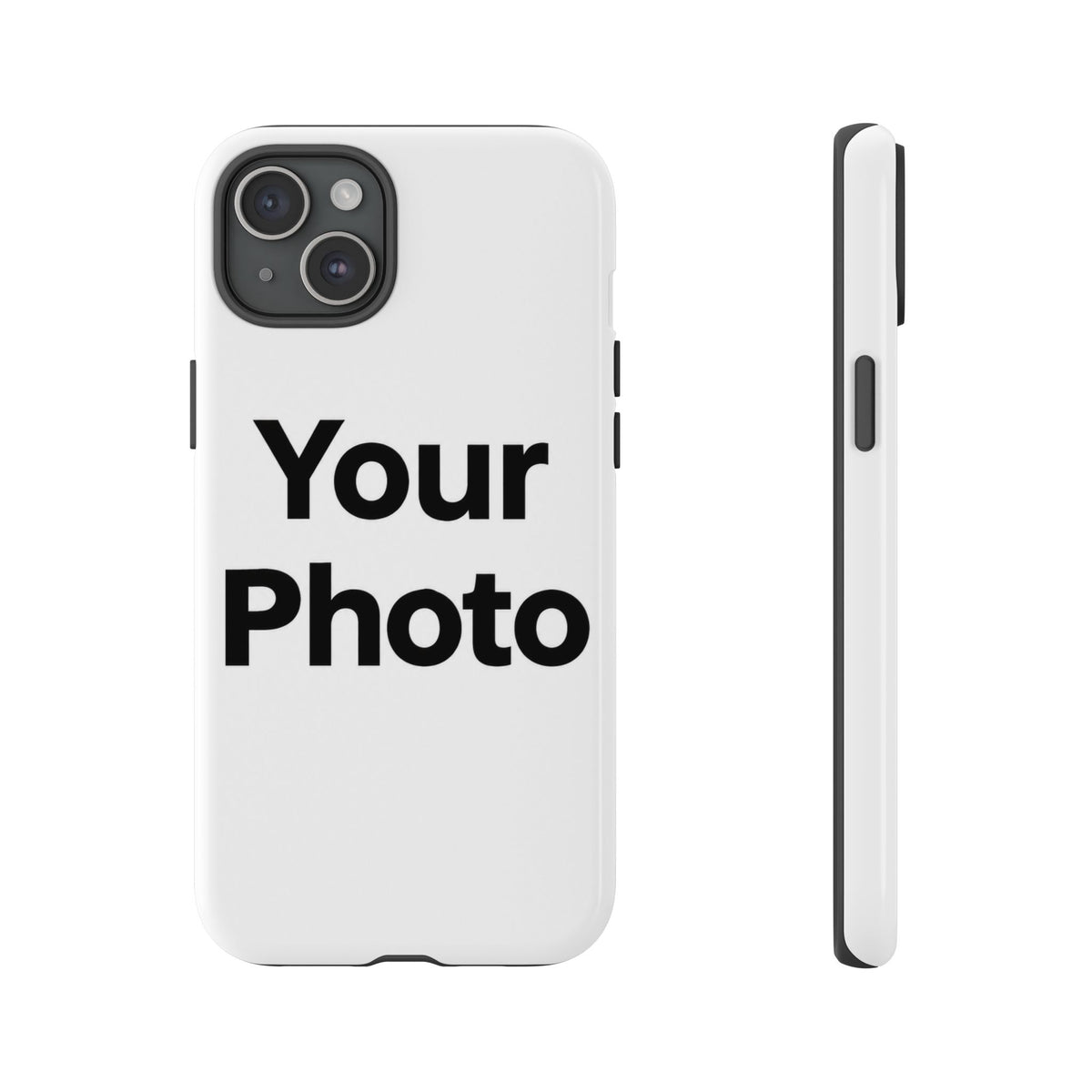 Husă de telefon rezistentă, cu fotografie personalizată — iPhone protector personalizat