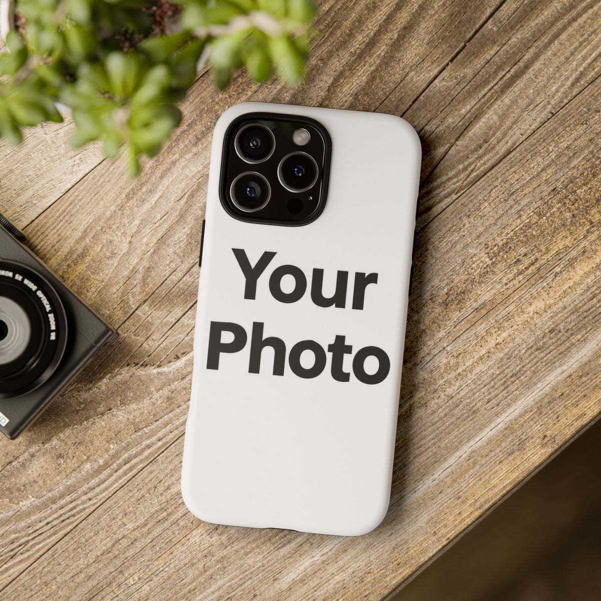 Husă de telefon rezistentă, cu fotografie personalizată — iPhone protector personalizat