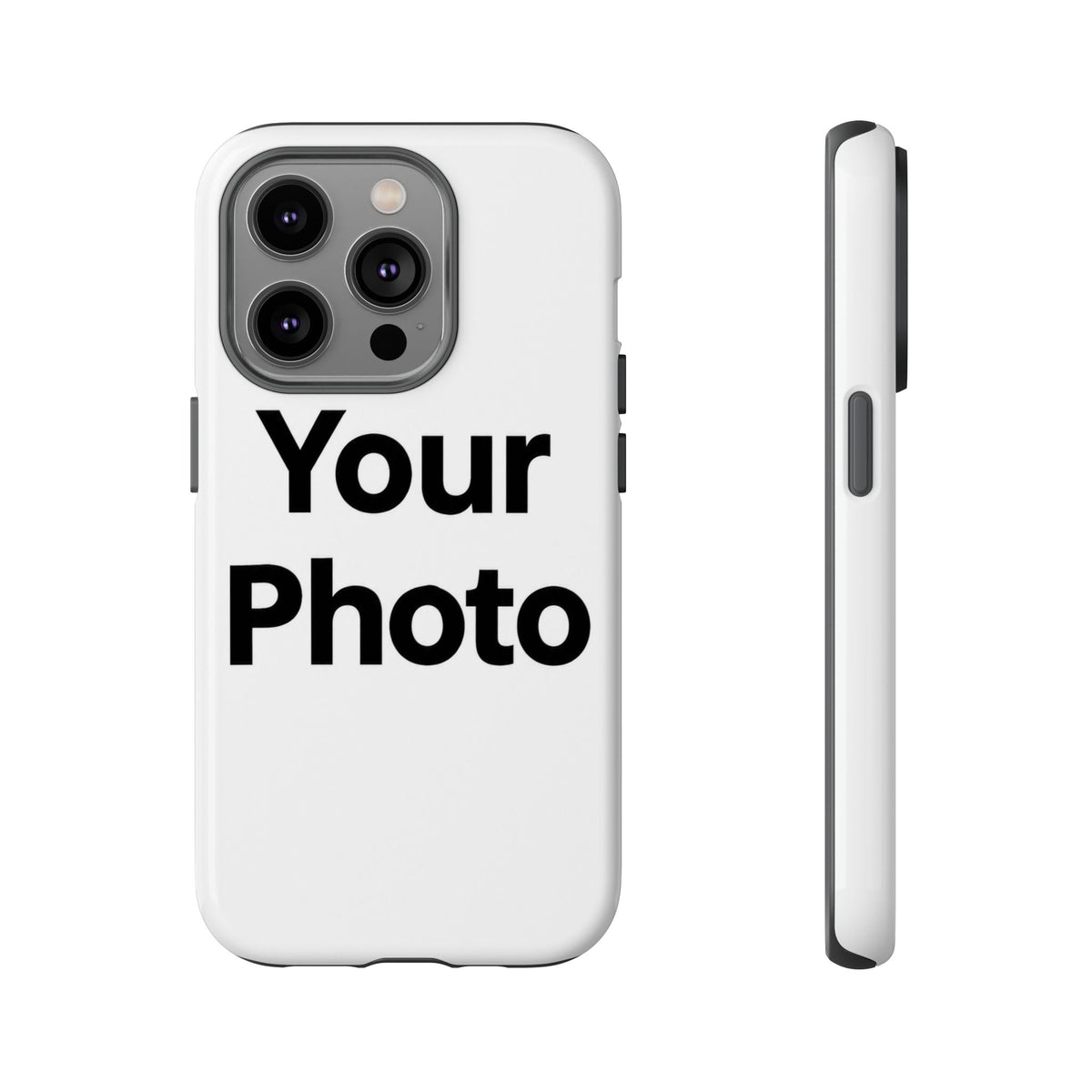Custom Photo Tough Phone Case — Personalized Protective iPhone
