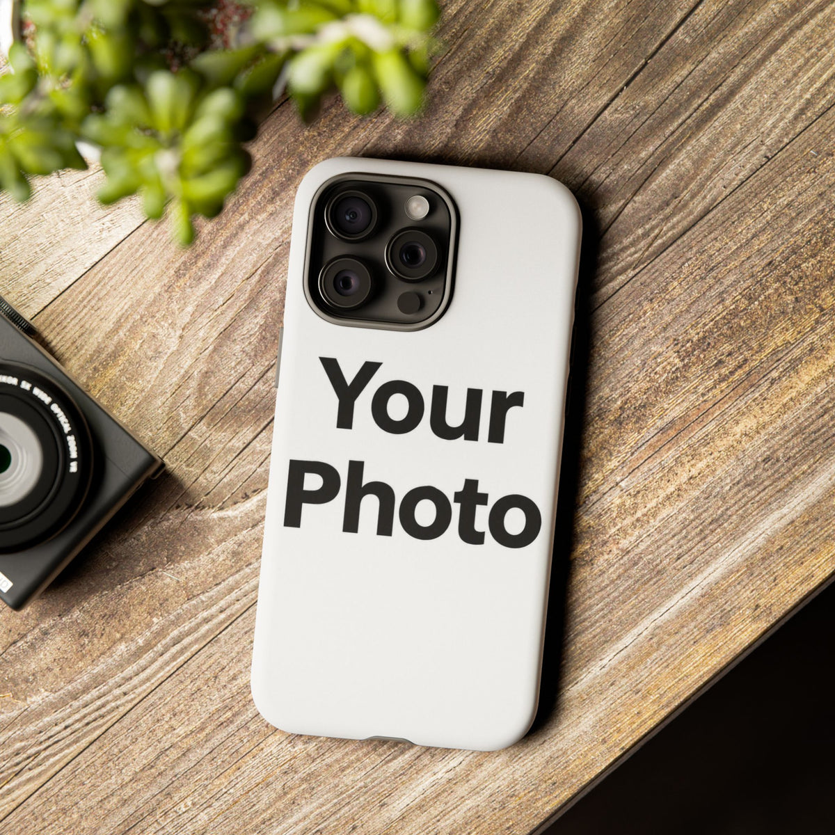 Husă de telefon rezistentă, cu fotografie personalizată — iPhone protector personalizat