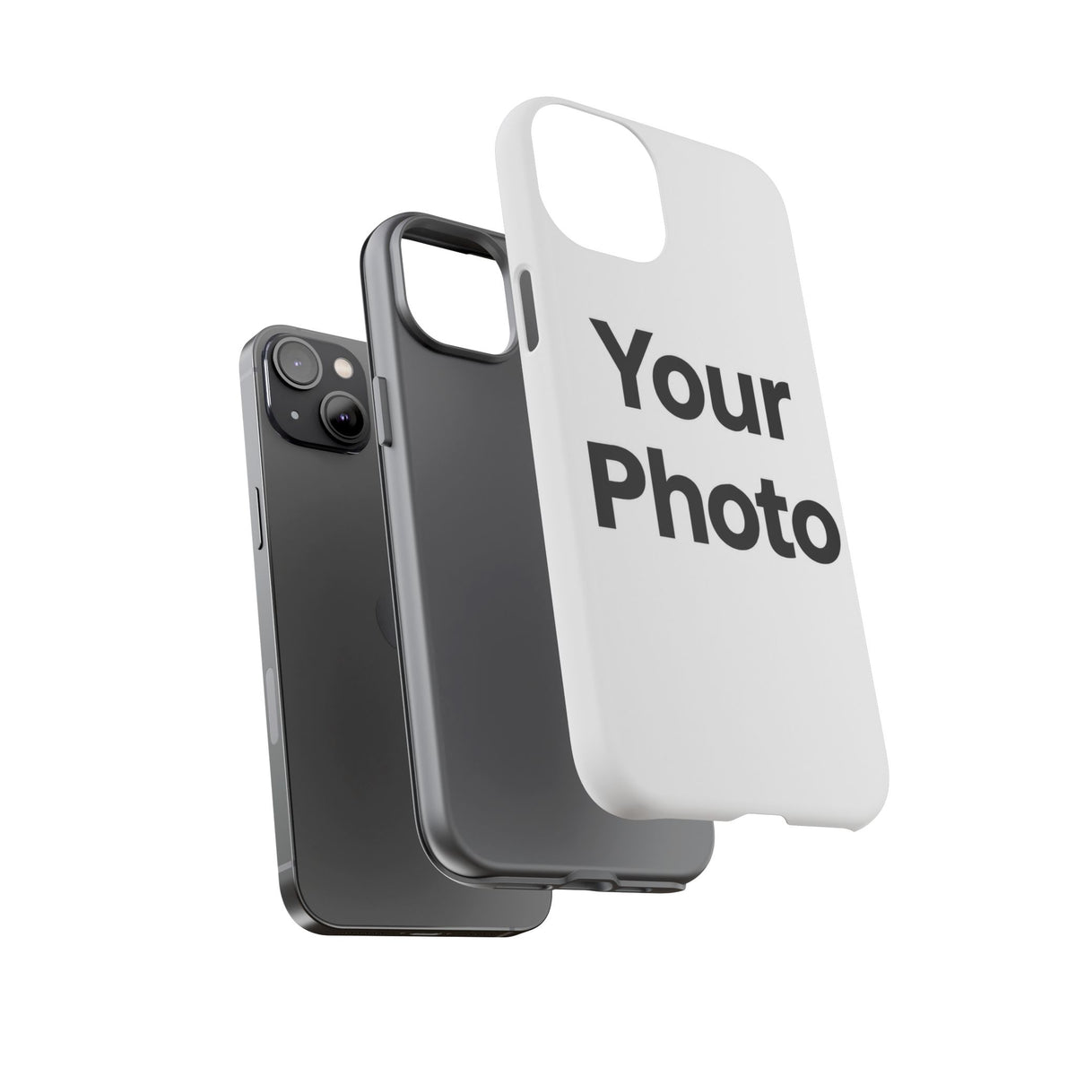 Husă de telefon rezistentă, cu fotografie personalizată — iPhone protector personalizat