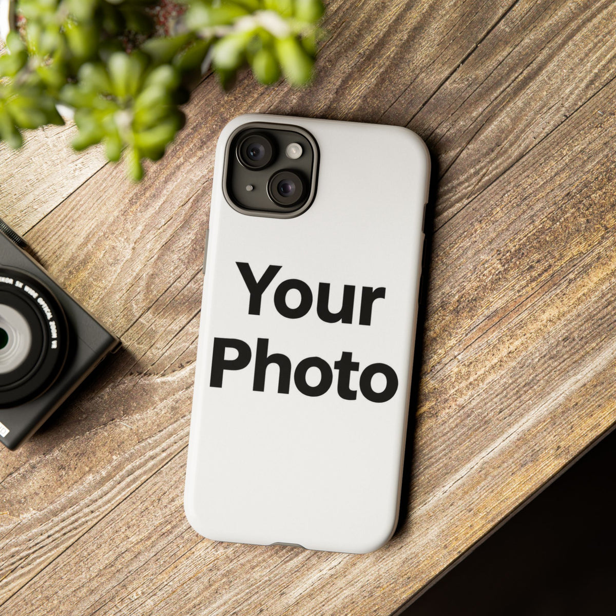 Husă de telefon rezistentă, cu fotografie personalizată — iPhone protector personalizat