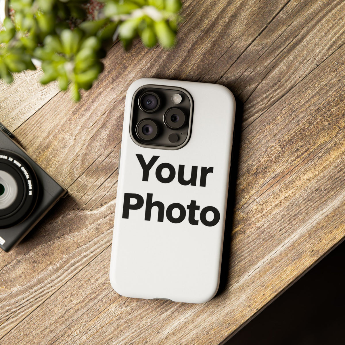 Husă de telefon rezistentă, cu fotografie personalizată — iPhone protector personalizat