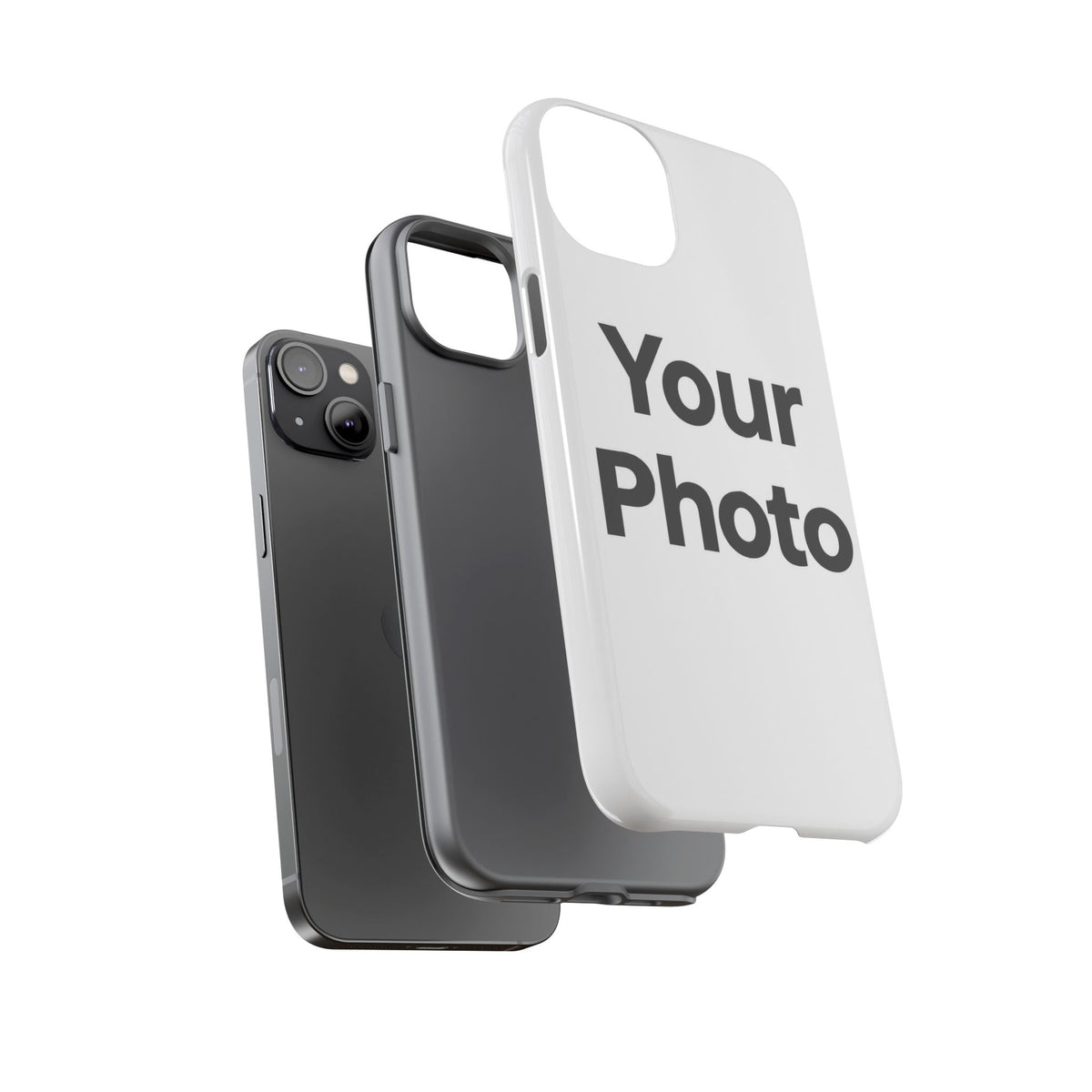 Husă de telefon rezistentă, cu fotografie personalizată — iPhone protector personalizat