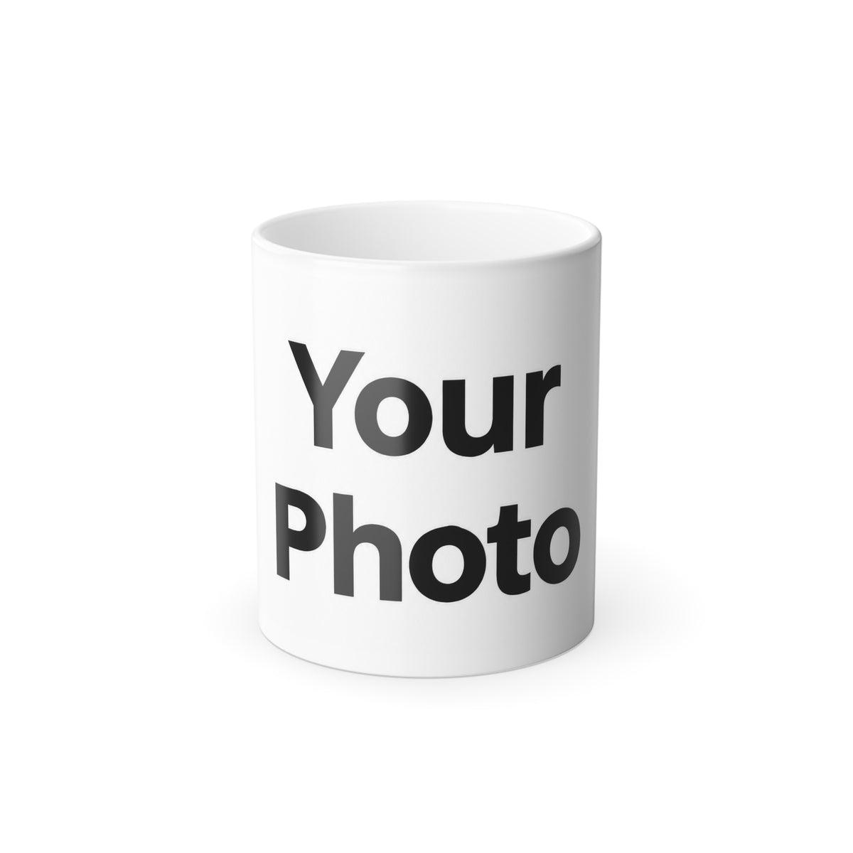 Color-Changing Photo Mug – 11oz Personalized Magic Heat Reveal