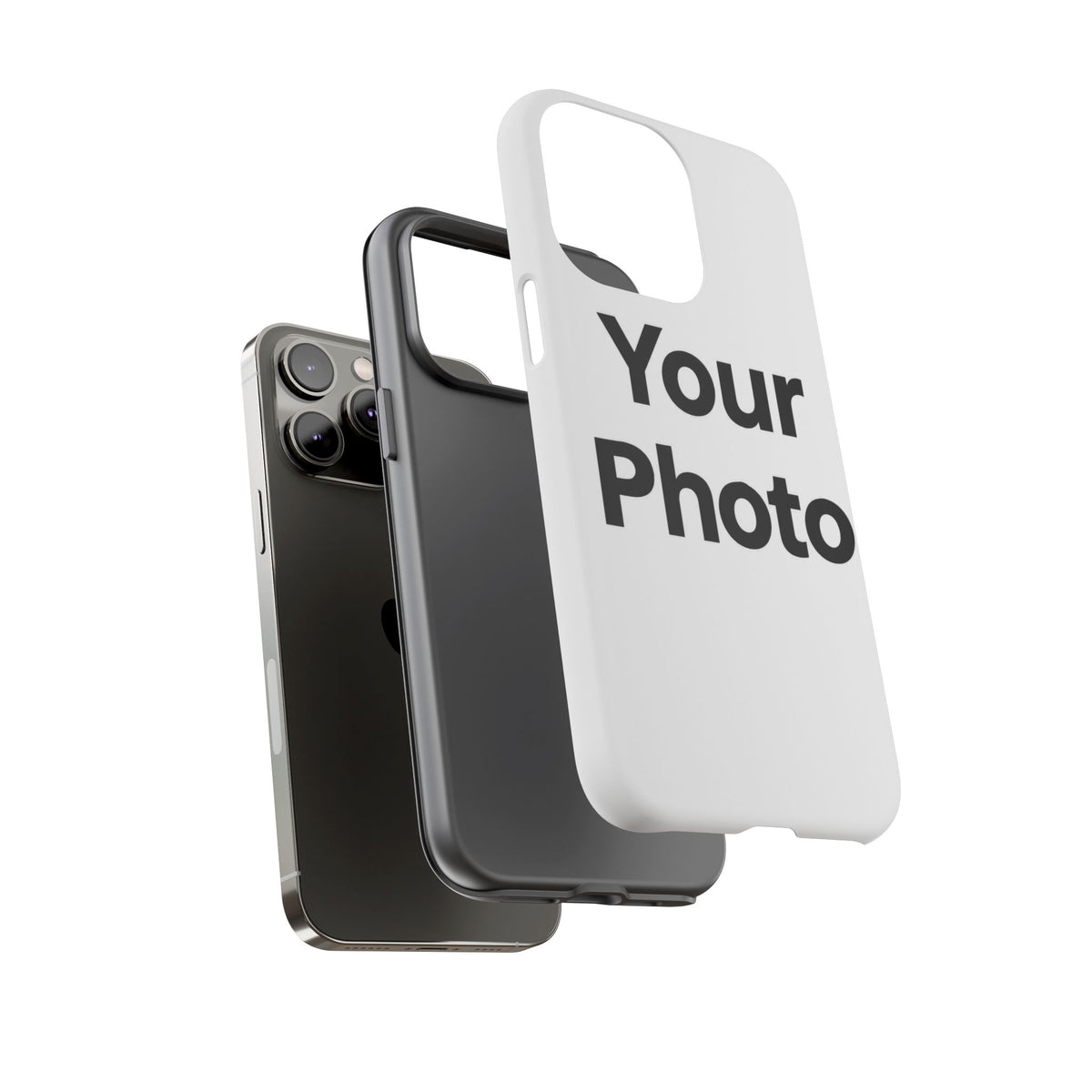 Husă de telefon rezistentă, cu fotografie personalizată — iPhone protector personalizat