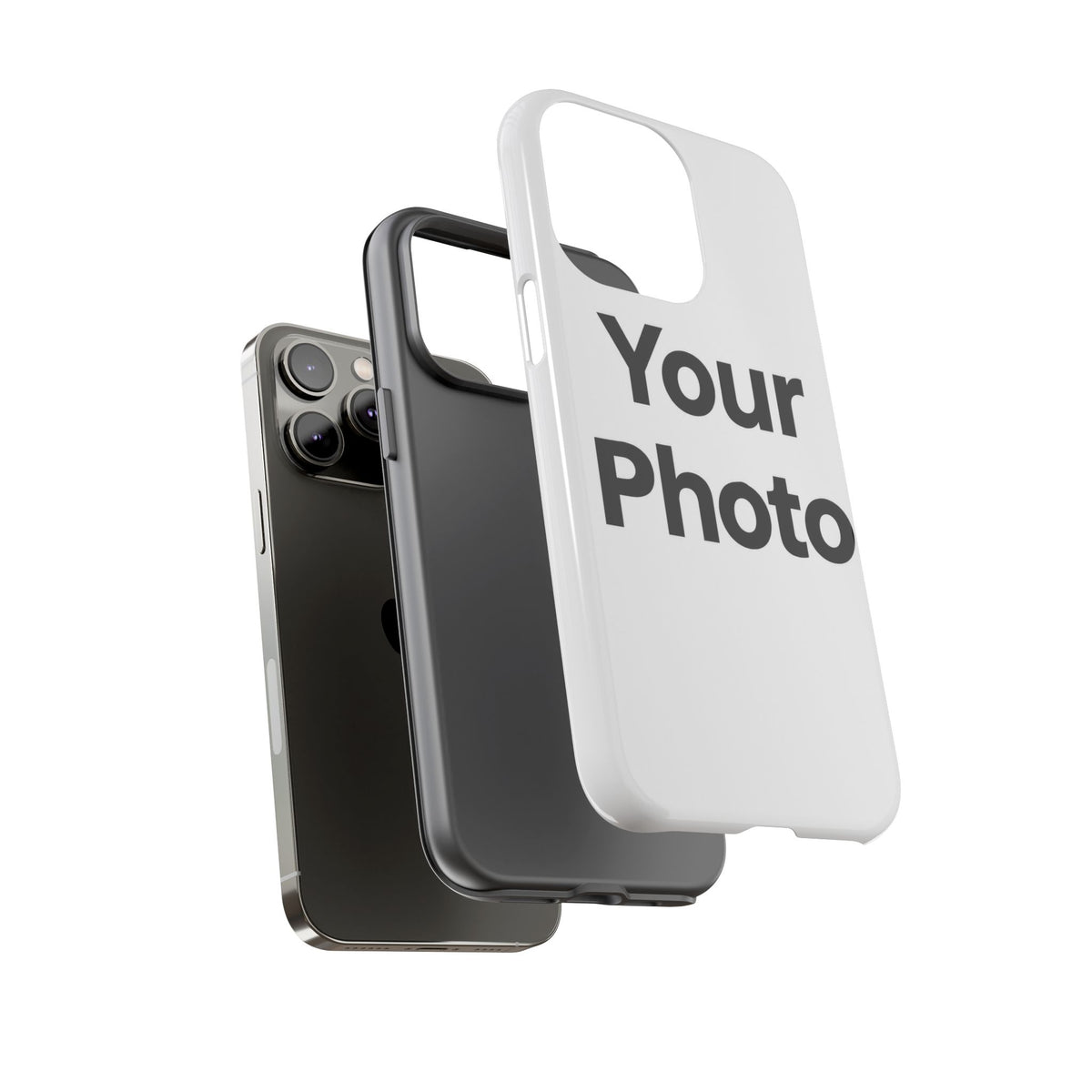 Husă de telefon rezistentă, cu fotografie personalizată — iPhone protector personalizat